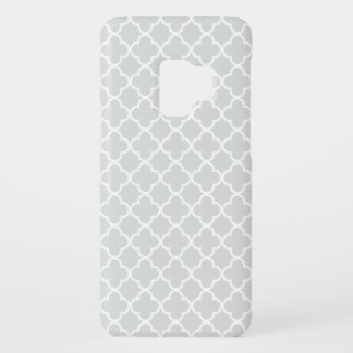 Ljust - grått- och vitQuatrefoil mönster Cases För Galaxy S5