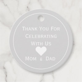 Ljust Grått och vitt för babyskor Gåvor Etiketter