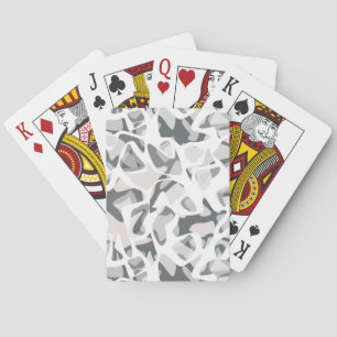 Ljust Grått Spots Abstrakt, observerad mönster Casinokort