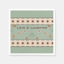 Ljust grönt Blommigt för söt