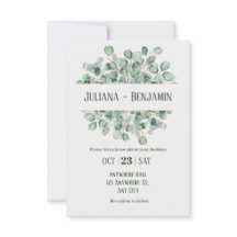 Ljust grönt Blommigt Winter-bröllop