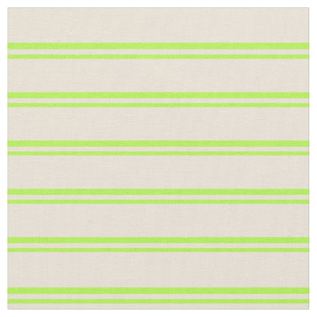 Ljust grönt Färgaden Linjer Tyg (Närbild)