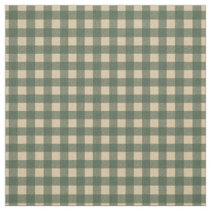 Ljust grönt Gingham Tyg