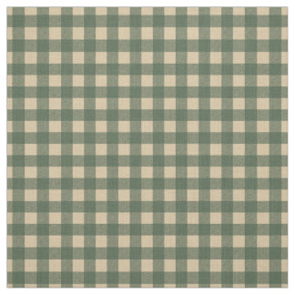 Ljust grönt Gingham Tyg