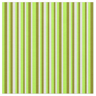 Ljust grönt, Grönt och Beige Färgad Linjer Tyg