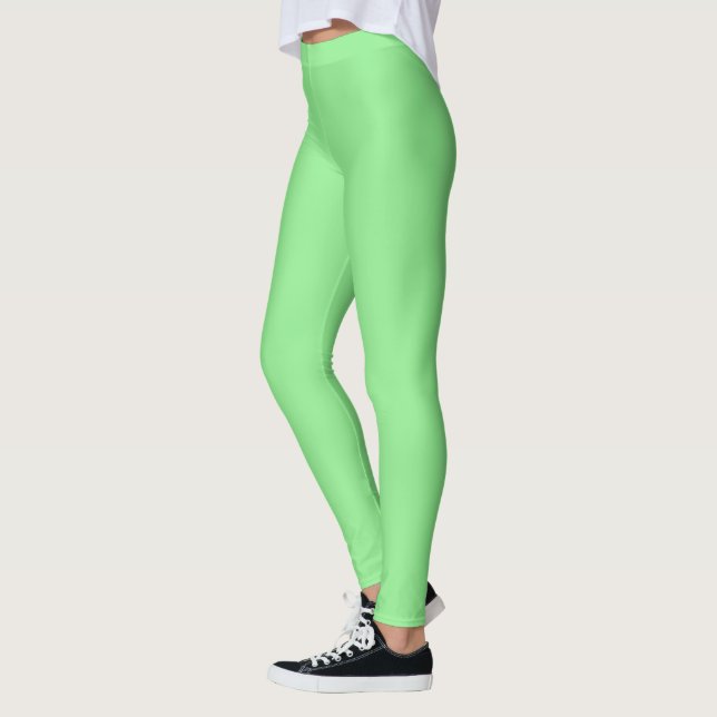 Ljust grönt lagstiftning leggings (Vänster)