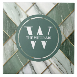 Ljust grönt marble Tile Sea Grönt Teal Stone Kakelplatta