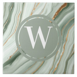 Ljust grönt marble Tile Sea Grönt Teal Stone Kakelplatta