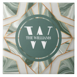 Ljust grönt marble Tile Sea Grönt Teal Stone Kakelplatta