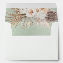 Ljust grönt Mjuk Pastel Blommigt Pampas Grass
