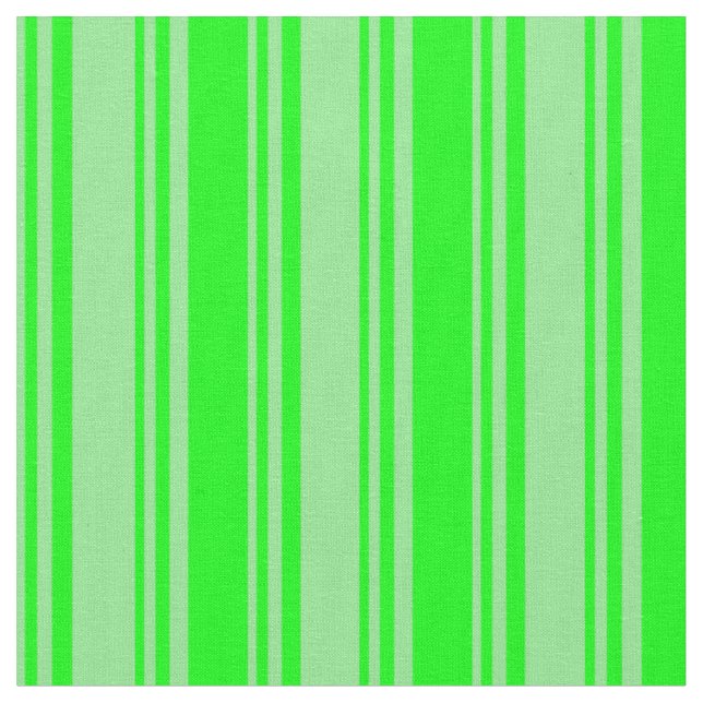 Ljust grönt och kalk Färgad stripe Mönster Tyg (Närbild)
