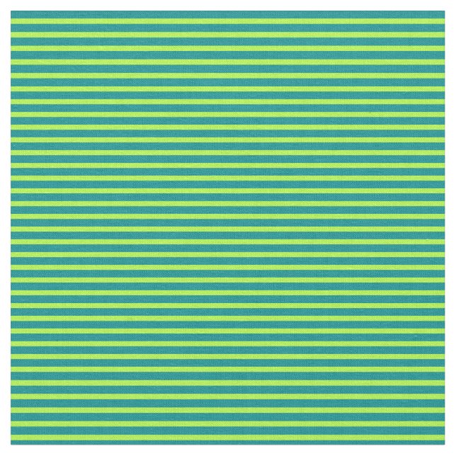 Ljust grönt och Mörk cyan Färgad Lined Mönster Tyg (Närbild)