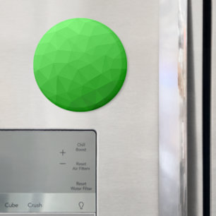 Ljust grönt övertoningsgeometriskt rutnät mönster magnet