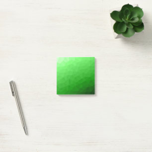 Ljust grönt övertoningsgeometriskt rutnät mönster post-it block