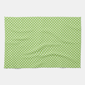 Ljust grönt Polka dots Kökshandduk