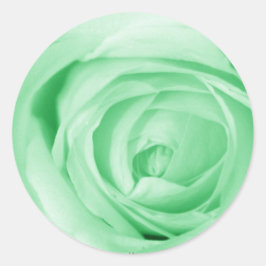 Ljust grönt runt klistermärke