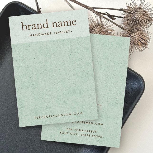 Ljust grönt struktur--visning visitkort (Skapare uppladdad)