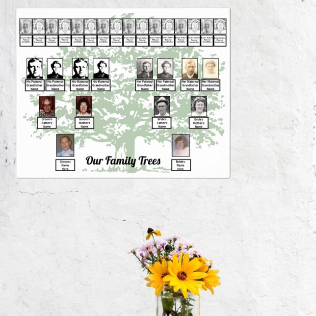 Ljust grönt Träd-Teckning-Träd-familjen Poster (Skapare uppladdad)