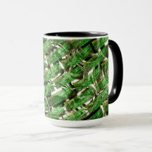 Ljust grönt väggeffekt och vitaktiga bubblor?