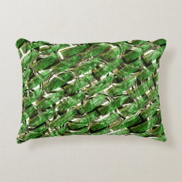 Ljust grönt väggeffekt och vitaktiga bubblor? prydnadskudde