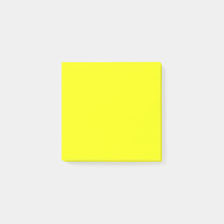 Ljust gul enfärgad post-it block