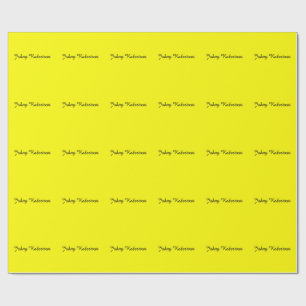 Ljust Gul Enkel Elegant Professionell Modern Presentpapper