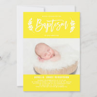 Ljust gul lagerkrans baby foto dop