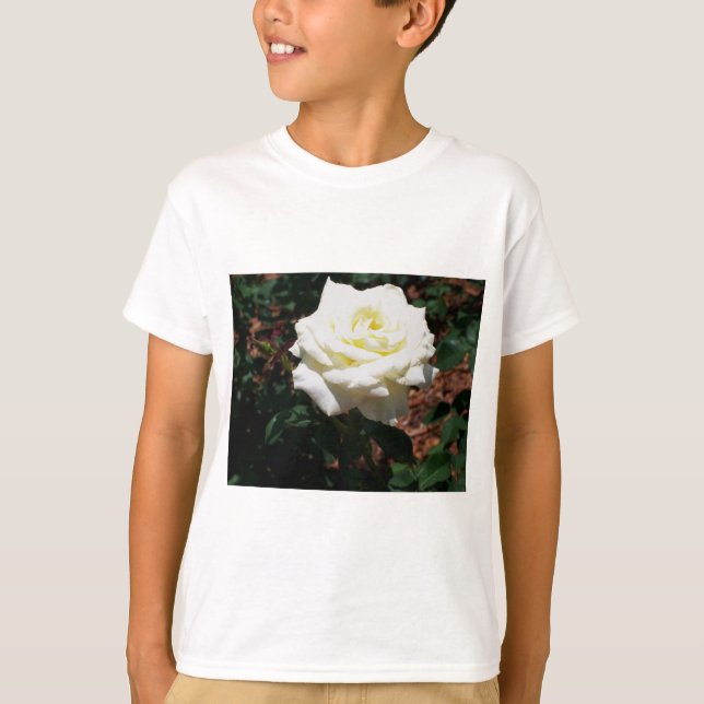 Ljust Gul Ros T-shirt (Framsida)