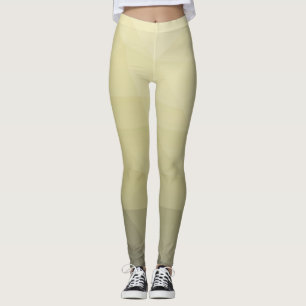 Ljust gult grått-ombre-övertoningsnät mönster leggings