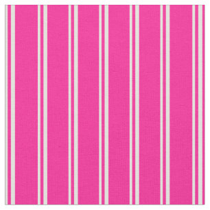 Ljust Gult och djup Rosa Mönster Rand Tyg