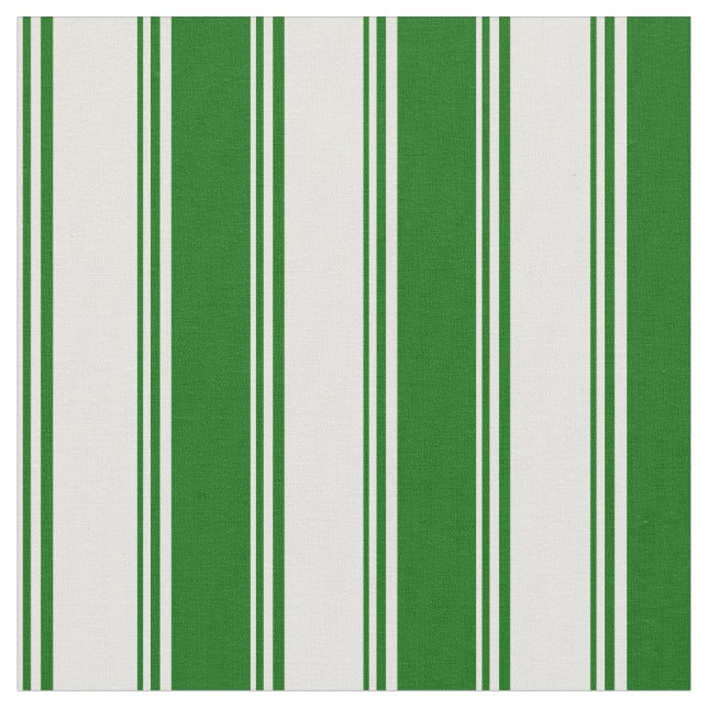 Ljust Gult och Mörk grönt stripe Mönster Tyg (Närbild)