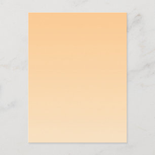 Ljust Gult och Orange övertoning Vykort
