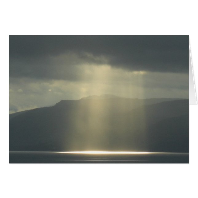 Ljust Hälsningskort (Framsidan Horizontal)