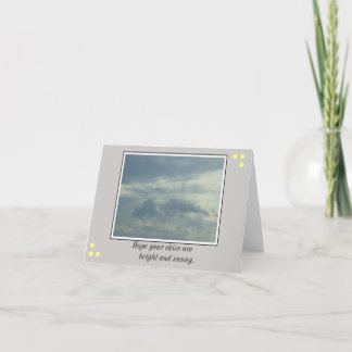 Ljust himmelkort kort