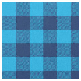 Ljust himmelsblått och marinblått gingham-rutigt tyg