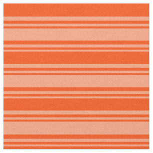 Ljust lax och röd Färgad stripe/lind Mönster Tyg