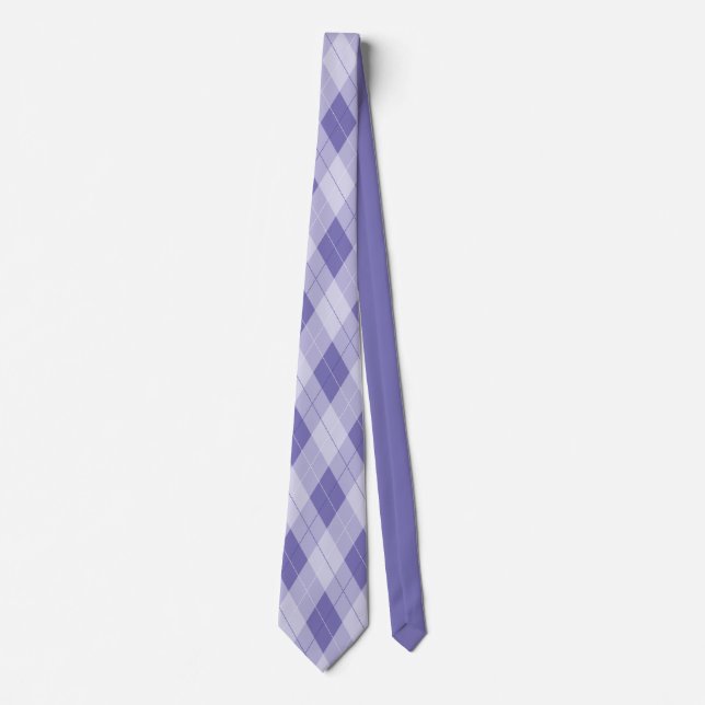 Ljust Lila Lilac Argyle Plade Diamond gentleman Slips (Framsida)