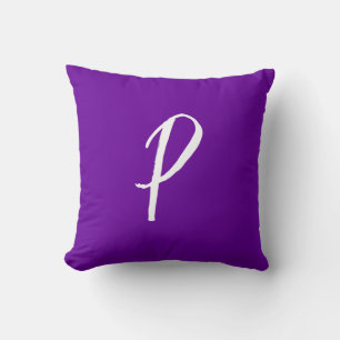 Ljust lila monogram kudde