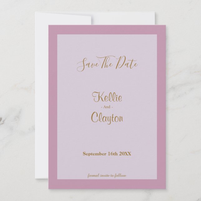 Ljust Lila - ram Spara datum Spara Datumet (Framsida)