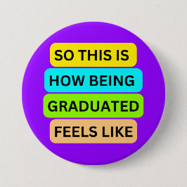 Ljust lila, rund knapp SO_DENNA_IS_HOW_BEING_GR