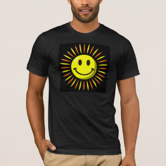 Ljust lyckligt leende - ansikte t-shirt