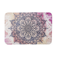 Ljust Mandala Glad Rosa Lila Gul Blå & Guld