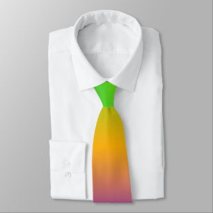Ljust Modern Stil Regnbåge Ombre Slips