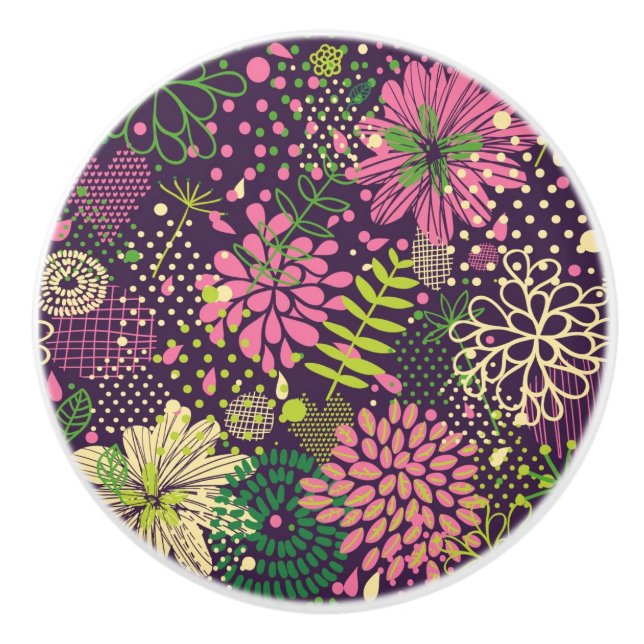 Ljust mönster knopp (Framsidan)