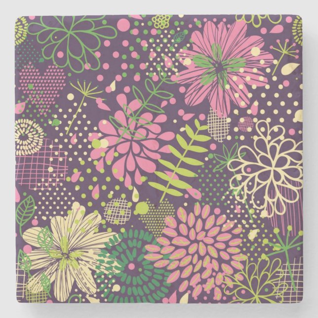 Ljust mönster stenunderlägg (Framsidan)