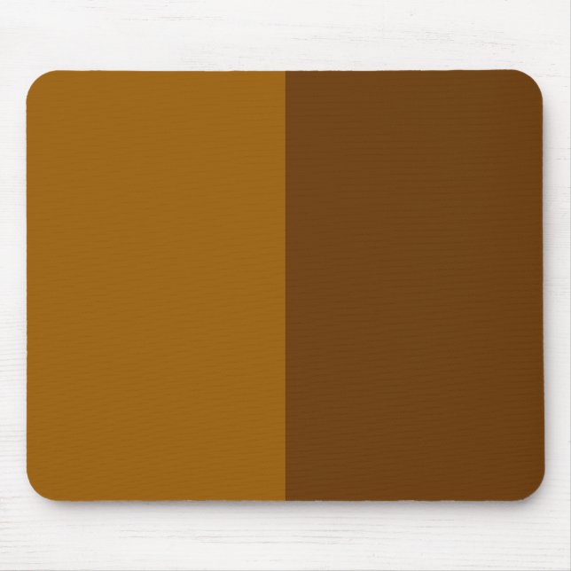 Ljust Mörk Brun del, halvsiddesign Musmatta (Framsidan)
