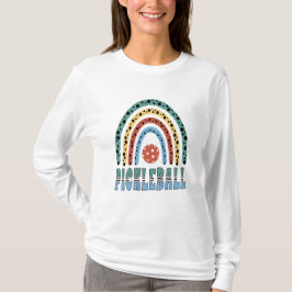Ljust och färgglatt pickleball t shirt