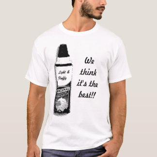 Ljust och fluffigt t-shirt