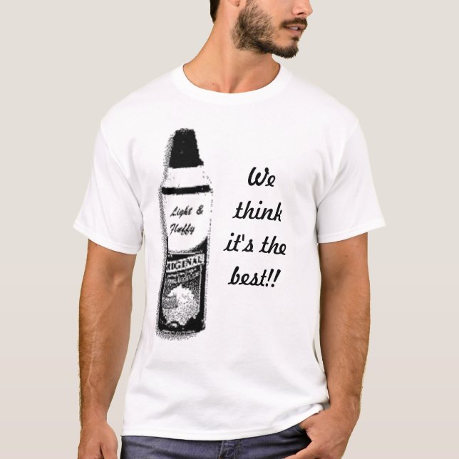 Ljust och fluffigt t-shirt (Framsida)