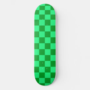 Ljust och Mörk grönt kontrolldesign Mini Skateboard Bräda 18,5 Cm